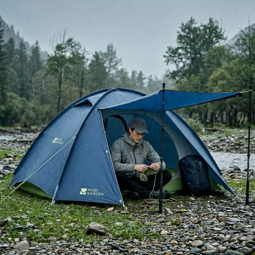 (Upgraded)Mobi Garden QR Tent 2 30D - Blue