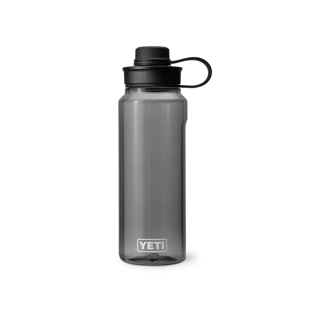Yonder 34 oz (1L) Water Bottle with Yonder Tether Cap - Charcoal