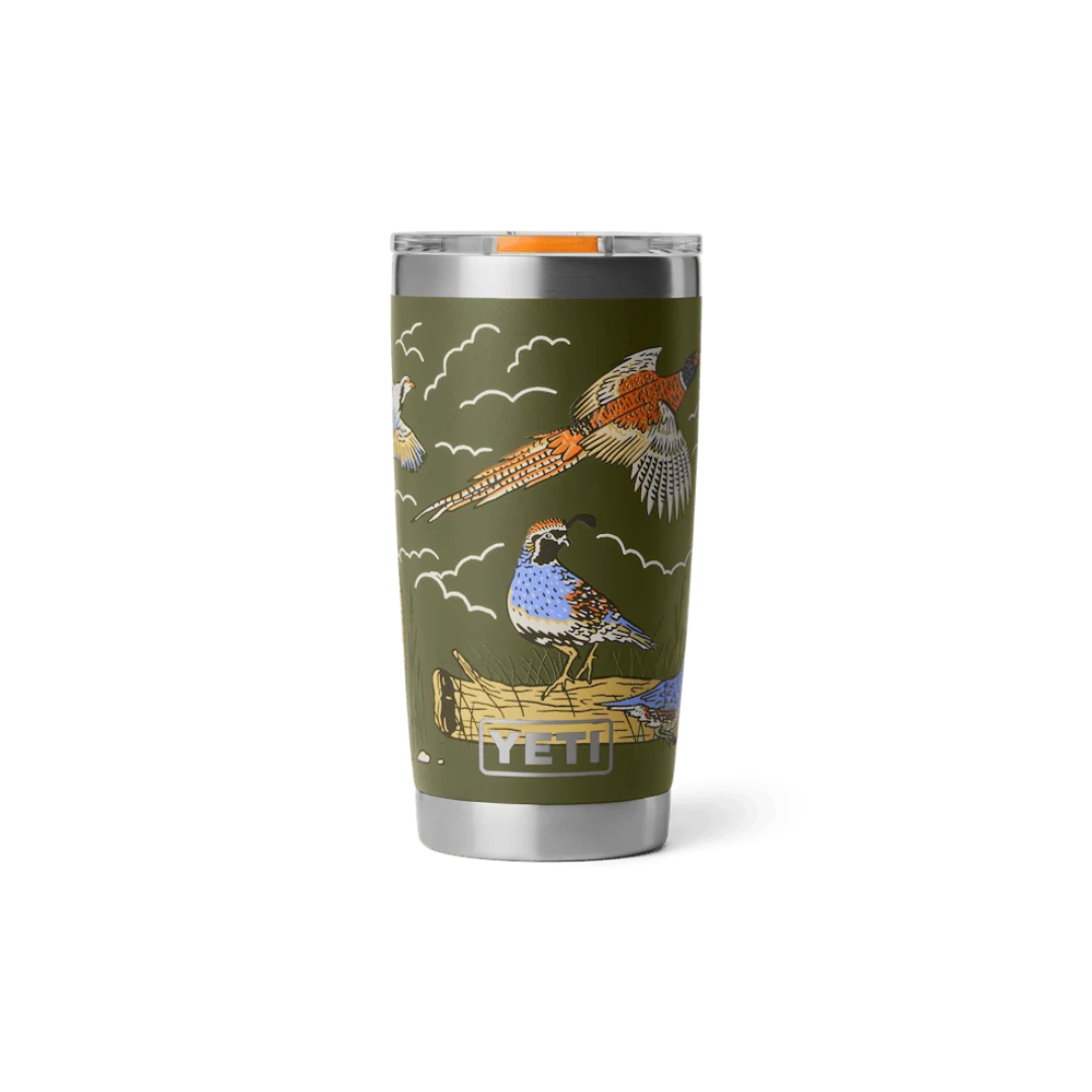 [Copy]YETI Rambler 20 oz Tumbler With Magslider™ Lid - Upland Bird Olive