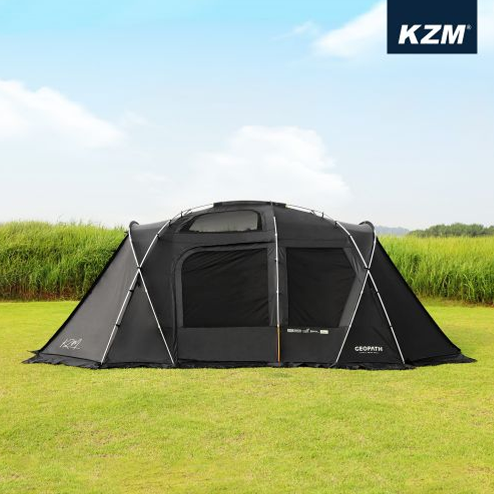 KZM Geopath Black 4-5 Person Tent - Black-Goritta Works Sdn. Bhd. 202501017603 (1619017-X)