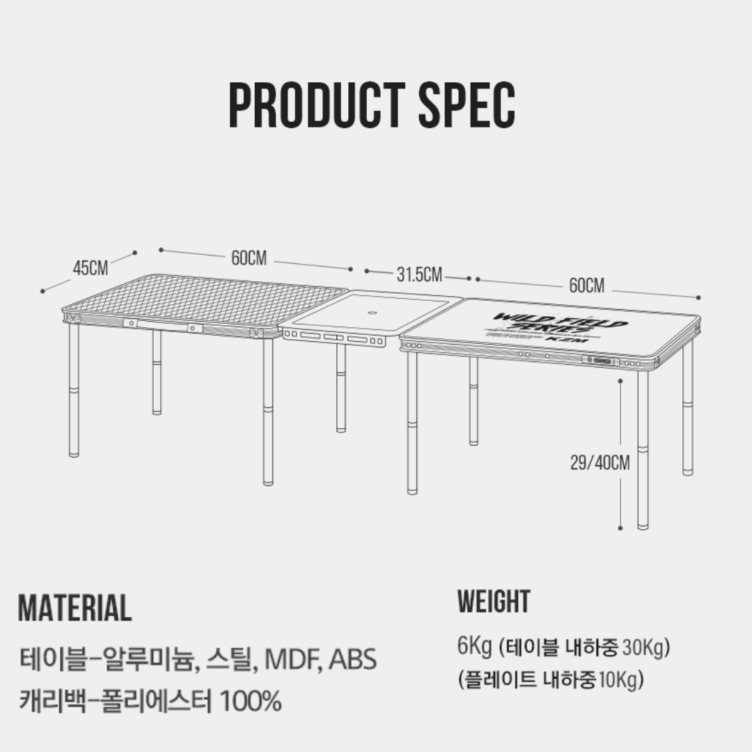 KZM Wild Field IPM Table Set