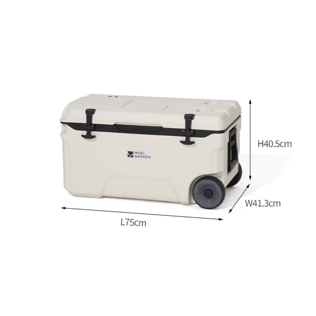 Mobi Garden 50L Cooler Box with wheels - Blue