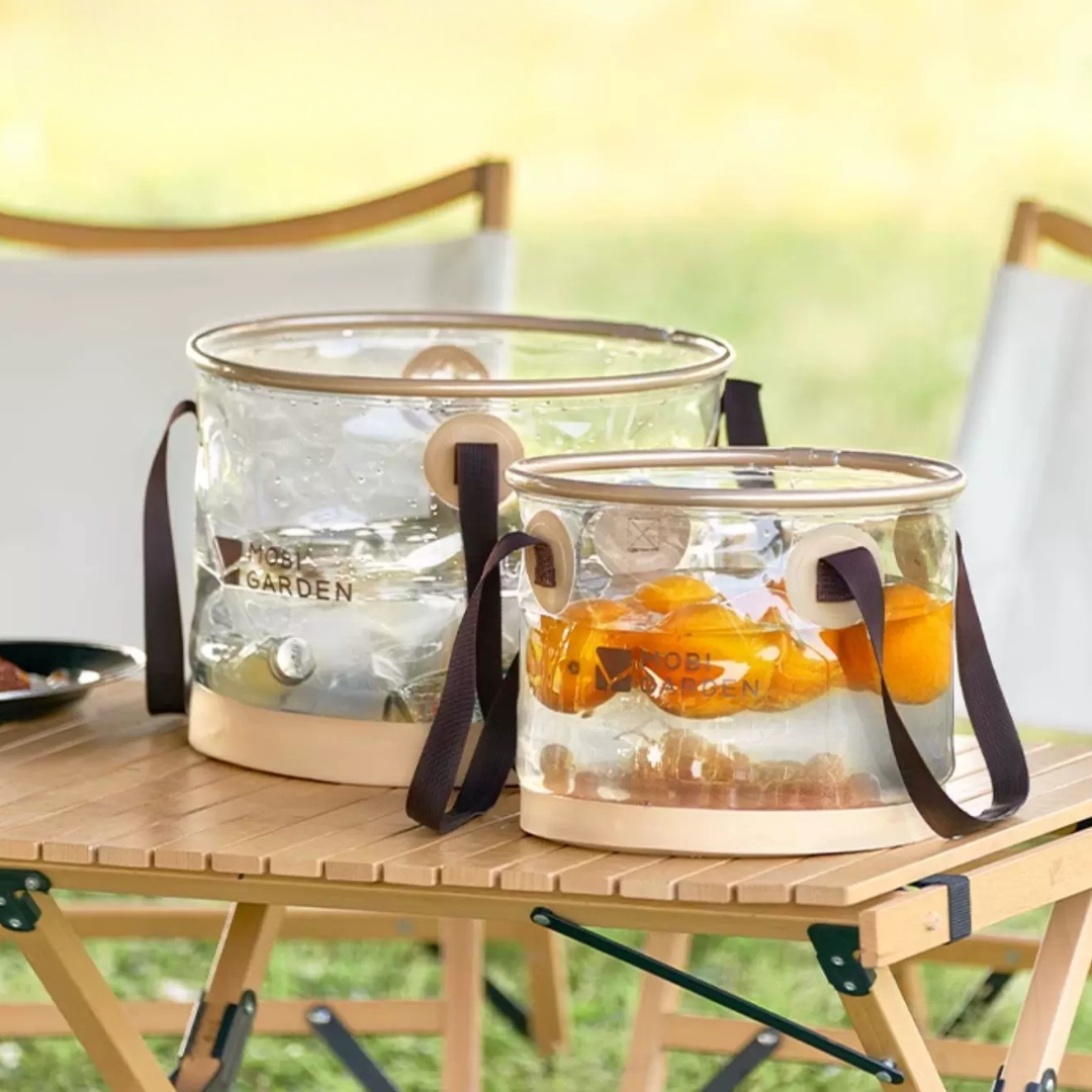 Mobi Garden Semitransparent Foldable Bucket