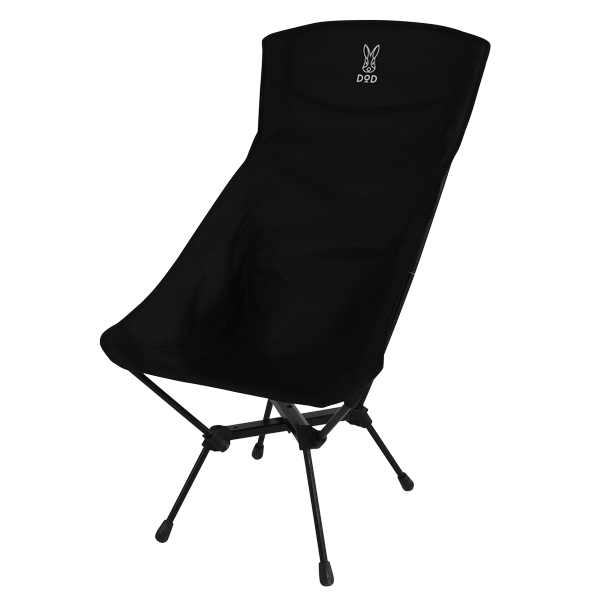 DoD High Back Compact Chair - Black-Goritta Works Sdn. Bhd. 202501017603 (1619017-X)