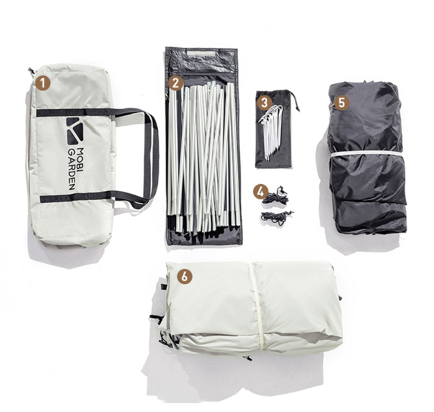 Mobi Garden Back Room Oxford Cloth 4 person tent - Sand-Goritta Works Sdn. Bhd. 202501017603 (1619017-X)