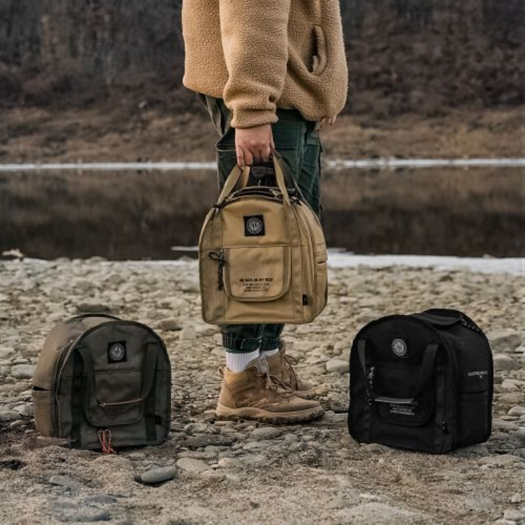 KZM New Field Reel Bag - Tan