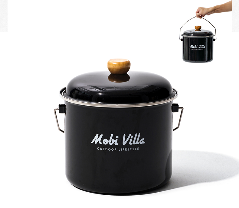 Mobi Garden Huan Yan Enamel Hanging Pot 5L-Goritta Works Sdn. Bhd. 202501017603 (1619017-X)