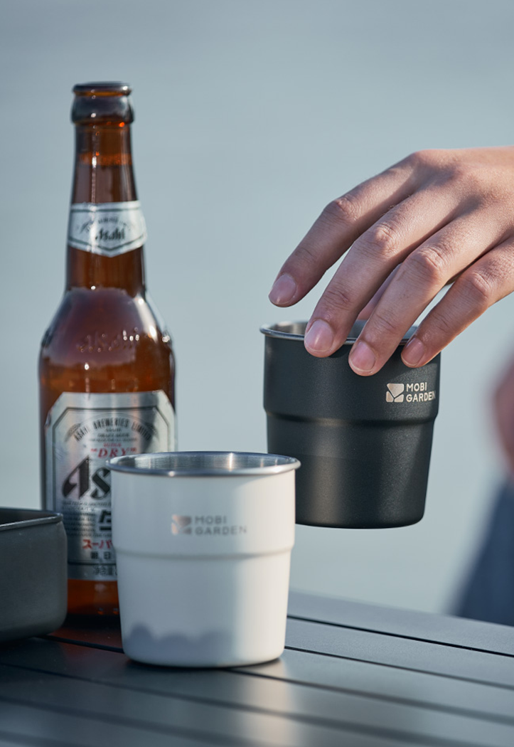 Mobi Garden Shuo Yan Stainless Steel Water Cup C1 - Black-Goritta Works Sdn. Bhd. 202501017603 (1619017-X)