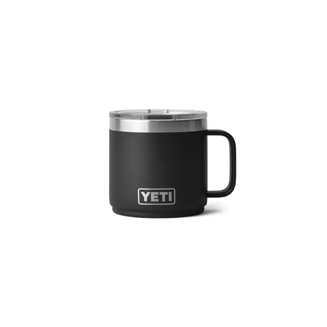 YETI Rambler 14 oz Stackable Mug with DuraSip™ Ceramic Lining - Black