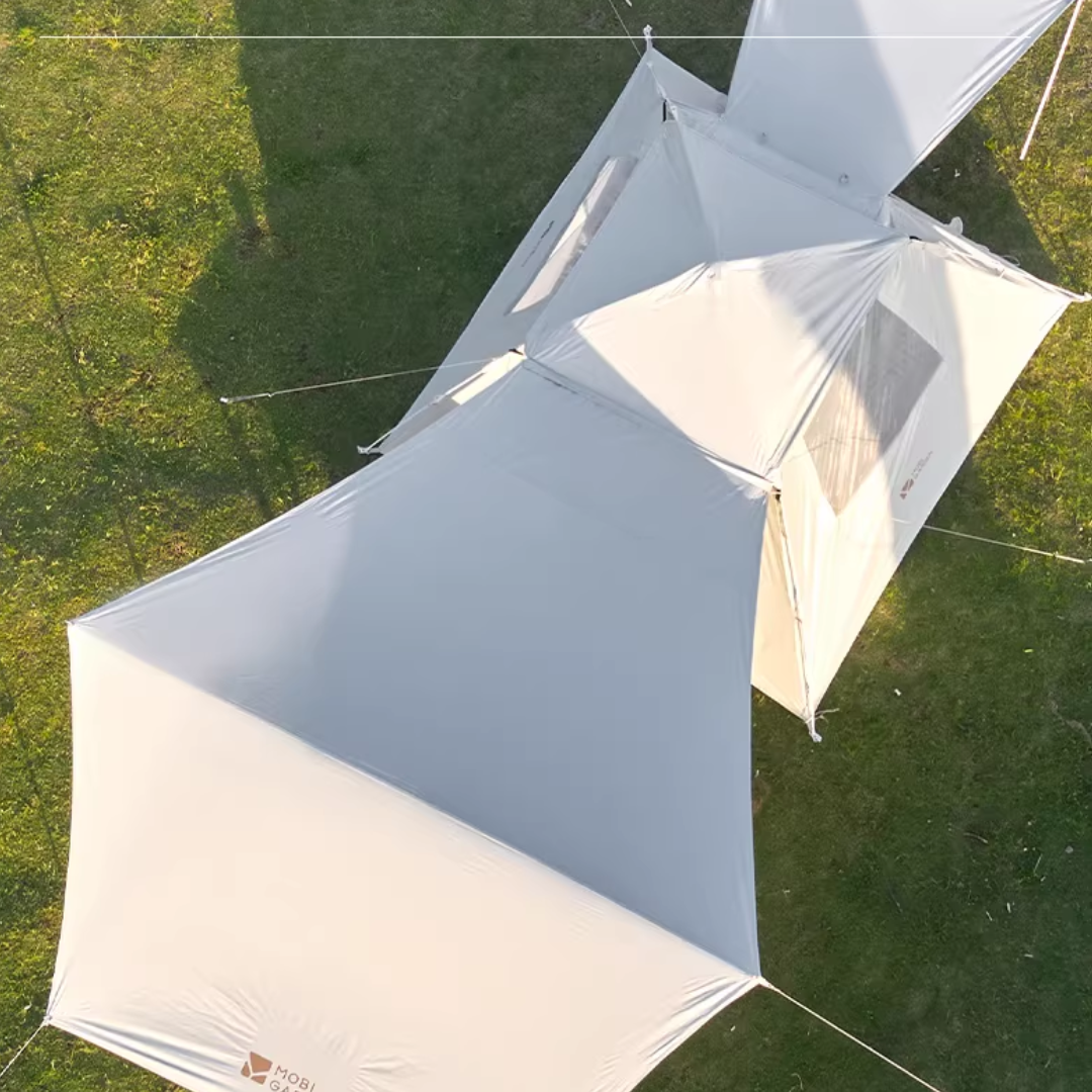 Mobi Garden (Black Coated) Zero Automatic Tent 155 with Tarp 2-3 Persons tent