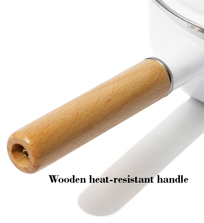 Mobi Garden Huan Yan Enamel Saucepan - Black-Goritta Works Sdn. Bhd. 202501017603 (1619017-X)