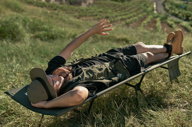 Mobi Garden Lightweight Camp Cot - Khaki-Goritta Works Sdn. Bhd. 202501017603 (1619017-X)