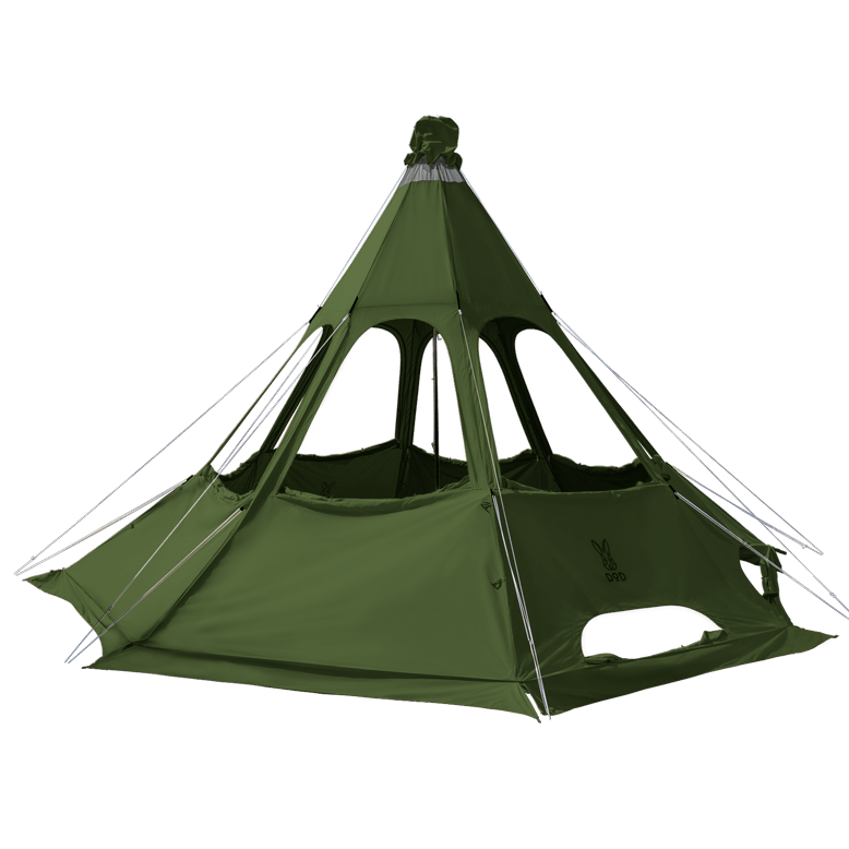 DoD Renkon 5-10 person Tent 2L - Khaki-Goritta Works Sdn. Bhd. 202501017603 (1619017-X)