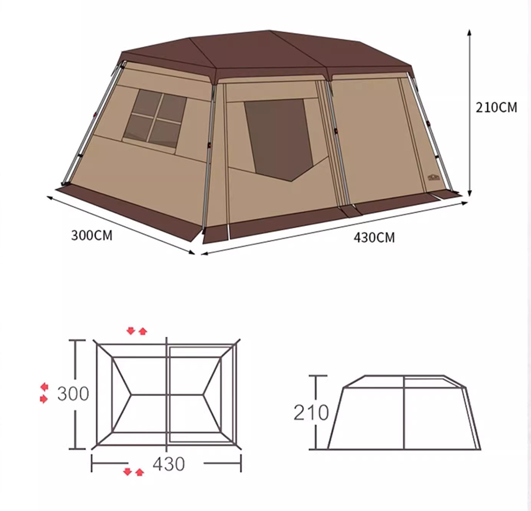 Mobi Garden Day-Off-Retreat 13 Automatic 3-5 person Tent-Goritta Works Sdn. Bhd. 202501017603 (1619017-X)
