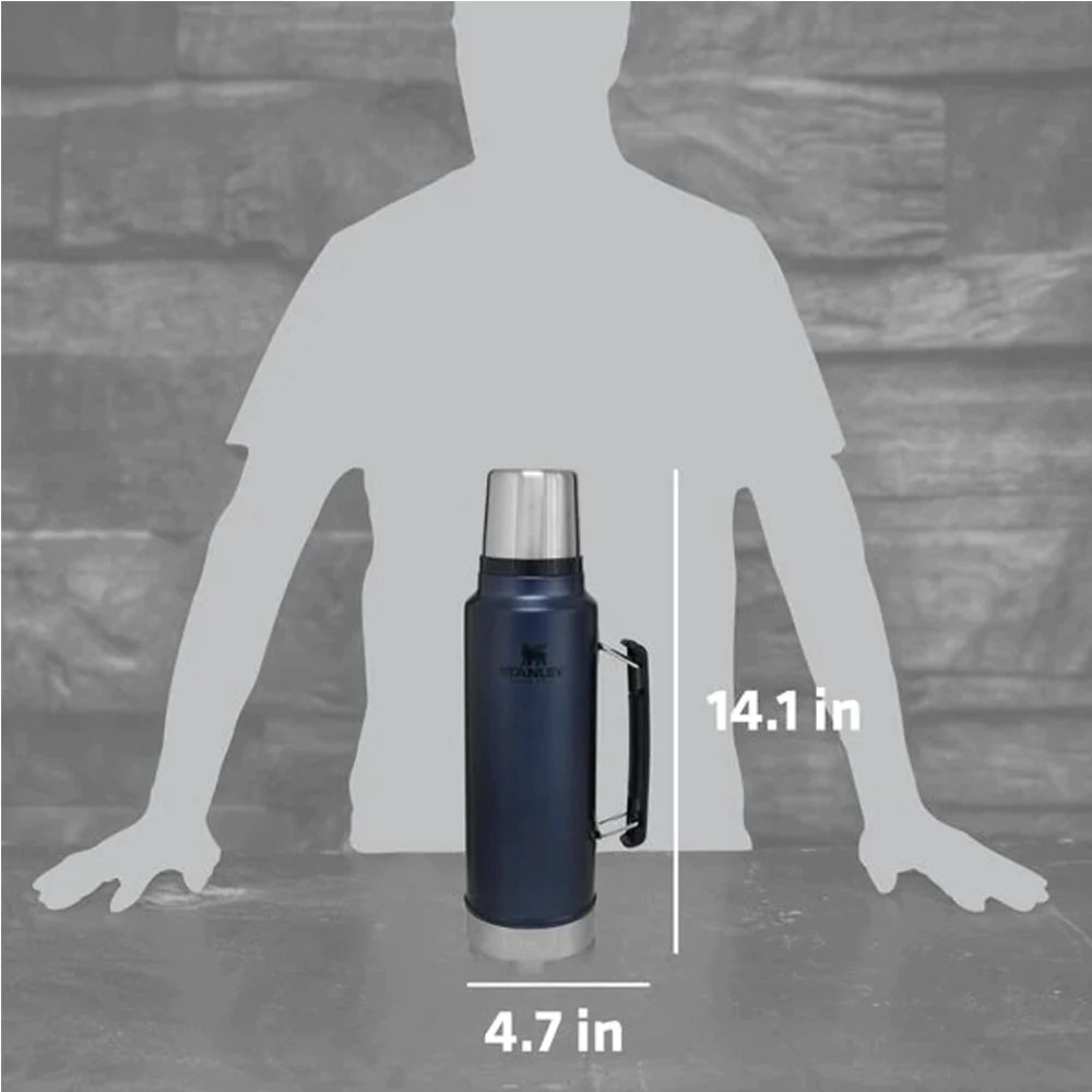 Stanley Classic Vacuum Bottle 1.5QT Hammertone Green-Goritta Works Sdn. Bhd. 202501017603 (1619017-X)