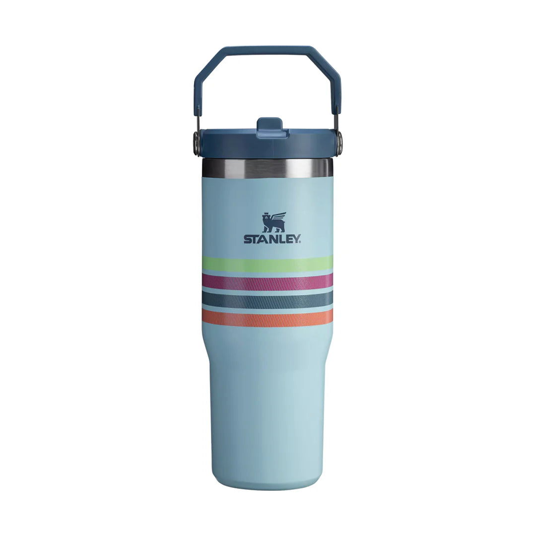 Stanley The Varsity Iceflow™ Flip Straw Tumbler 30oz - Seafoam Stripe-Goritta Works Sdn. Bhd. 202501017603 (1619017-X)
