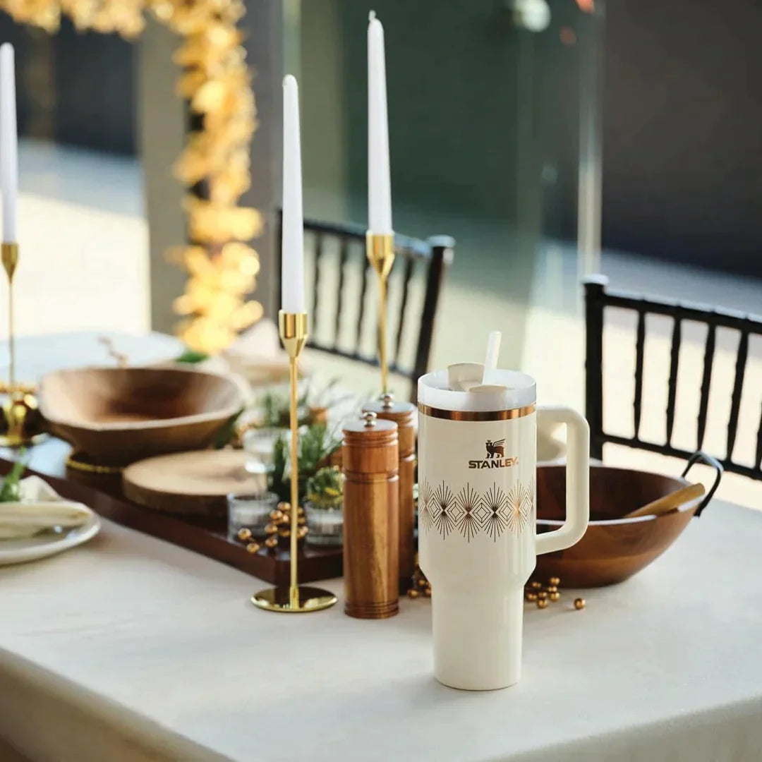 Stanley Quencher H2.0 FlowState Tumbler with Lid 40oz - Cream Gloss [Limited Edition]-Goritta Works Sdn. Bhd. 202501017603 (1619017-X)