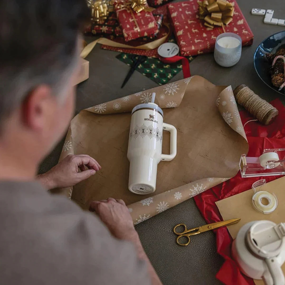 Stanley Quencher H2.0 FlowState Tumbler with Lid 40oz - Cream Gloss [Limited Edition]-Goritta Works Sdn. Bhd. 202501017603 (1619017-X)