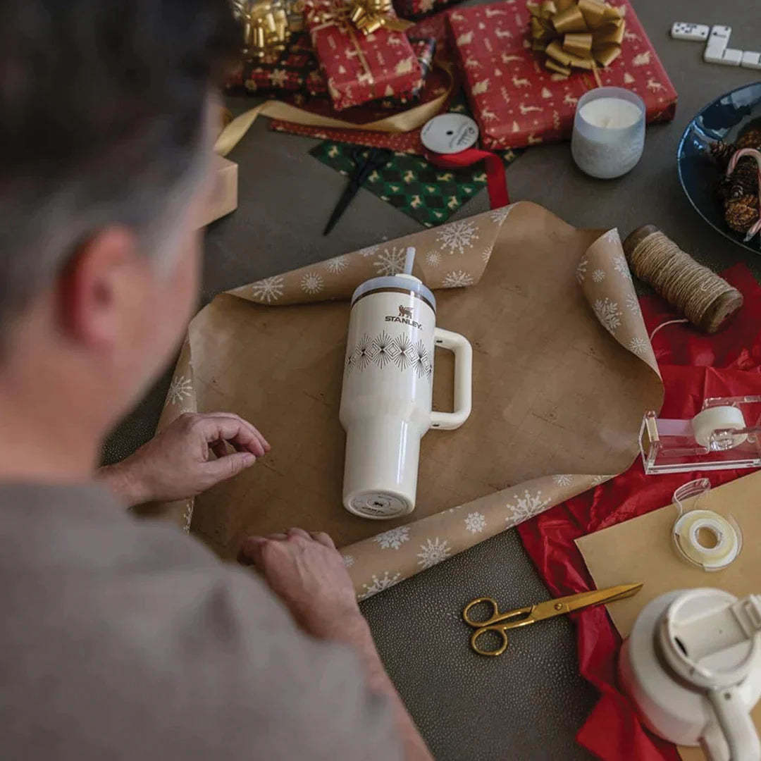 Stanley Quencher H2.0 FlowState Tumbler with Lid 40oz - Cream Gloss [Limited Edition]-Goritta Works Sdn. Bhd. 202501017603 (1619017-X)