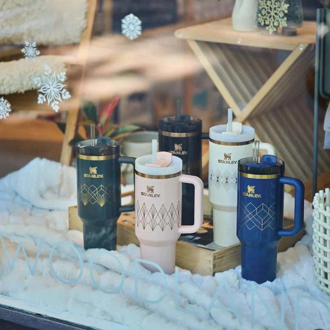 Stanley Quencher H2.0 FlowState Tumbler with Lid 40oz - Cream Gloss [Limited Edition]-Goritta Works Sdn. Bhd. 202501017603 (1619017-X)