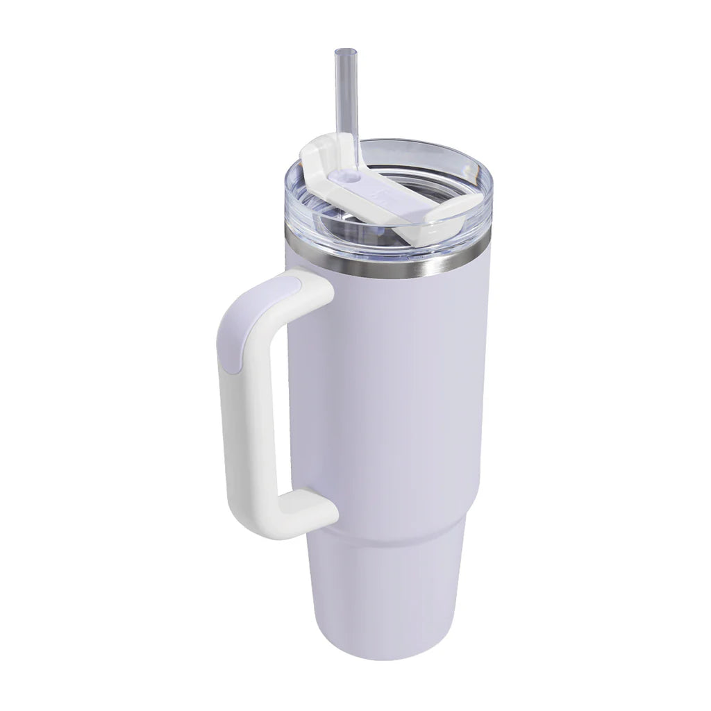 [Limited Edition] STANLEY Quencher H2.0 FlowState™ Vacuum Insulated Straw Tumbler with lid Color Block 30oz - Wisteria-Goritta Works Sdn. Bhd. 202501017603 (1619017-X)