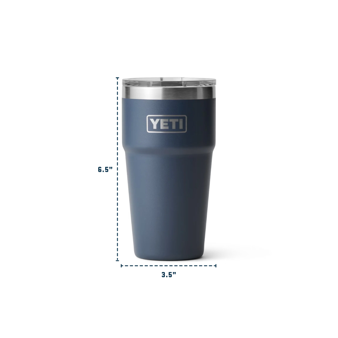 YETI Rambler 20 oz Stackable Cup with MagSlider™ Lid - Stainless Steel
