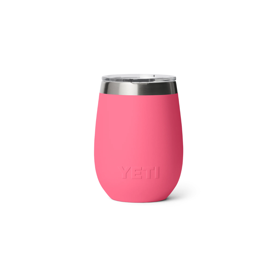 YETI Rambler 10 oz Wine Tumbler with DuraSip Ceramic Lining - Tropical Pink