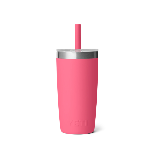 YETI Rambler Jr. 10 oz Tumbler with Silicone Straw Lid - Tropical Pink