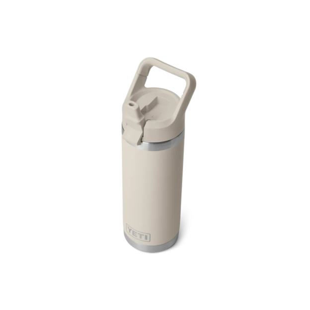 YETI Rambler 18 oz Water Bottle with Color-Matched Straw Cap- Cape Taupe