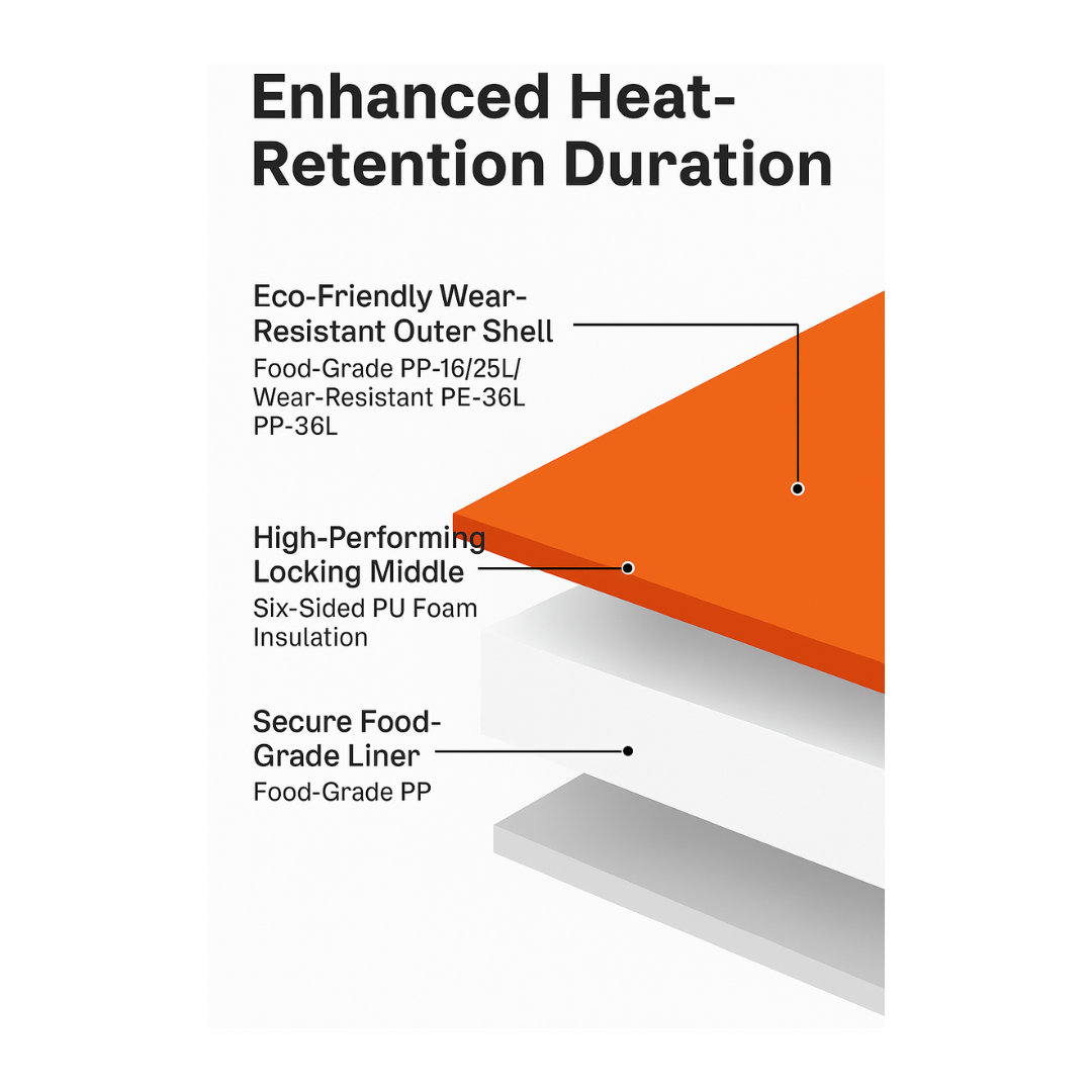 Mobi Garden 25L Cooler Box - Orange