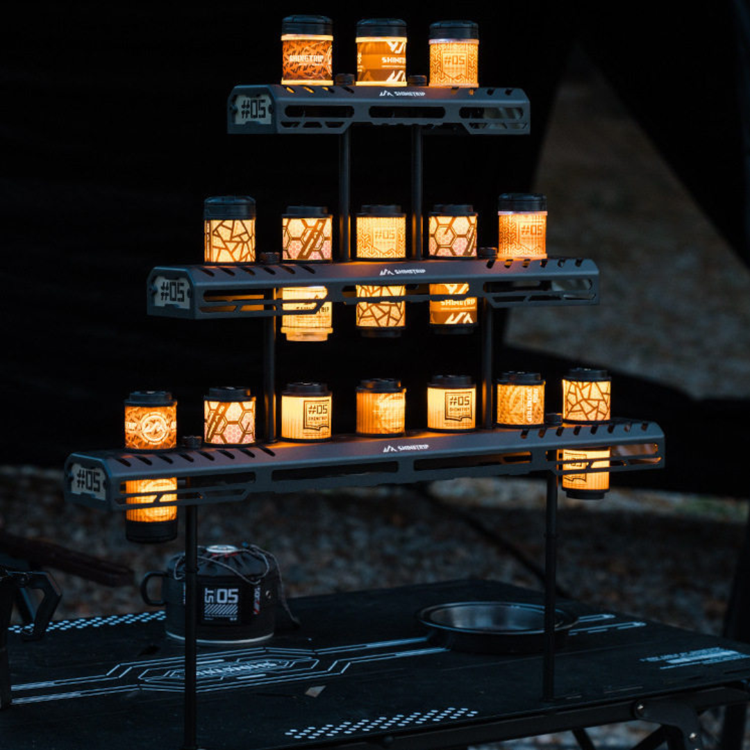 Shine Trip ST-05 Series Rotating 19 Glimmer Light - Black