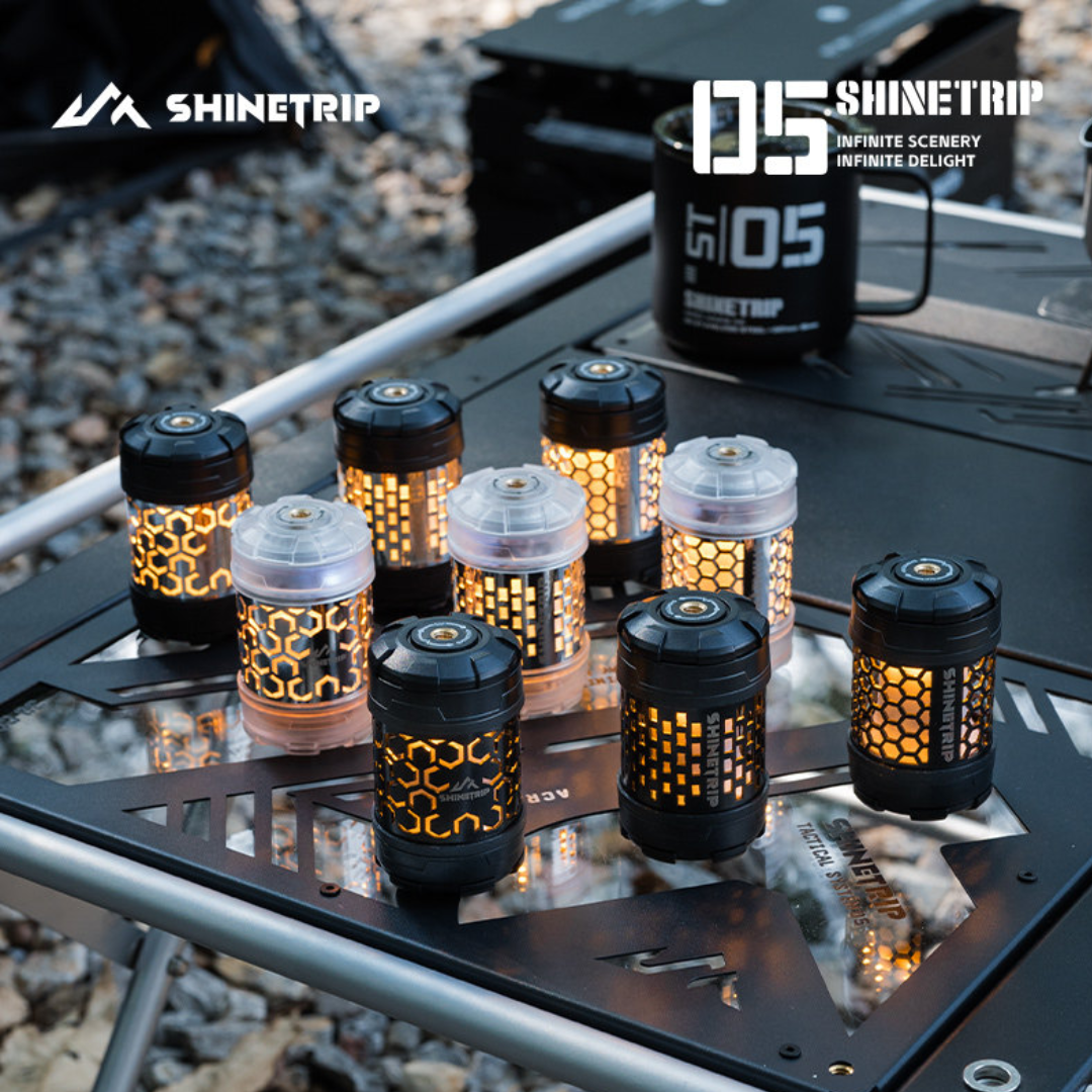 ShineTrip ST-05 Series Rotating 19 Glimmer Light - Honeycomb Black