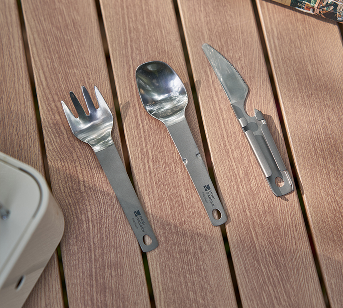 Mobi Garden Feast Titanium Cutlery 3-in-1 set-Goritta Works Sdn. Bhd. 202501017603 (1619017-X)