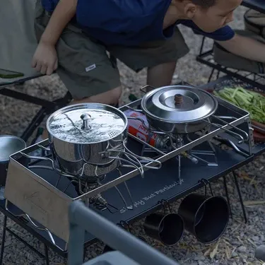 Campingmoon CC-18 Three Layer Stainless Steel Pot - Small