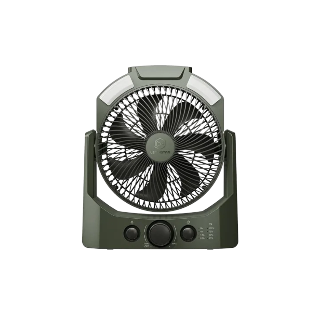 LEMOISTAR Camping Fan with Light 20000mAh - Black