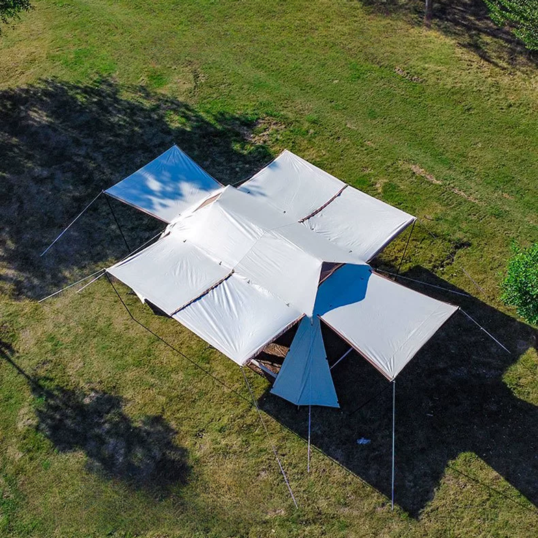 Stoic Villa 13 Black-Coated Automatic 6-8 person Tent - Black