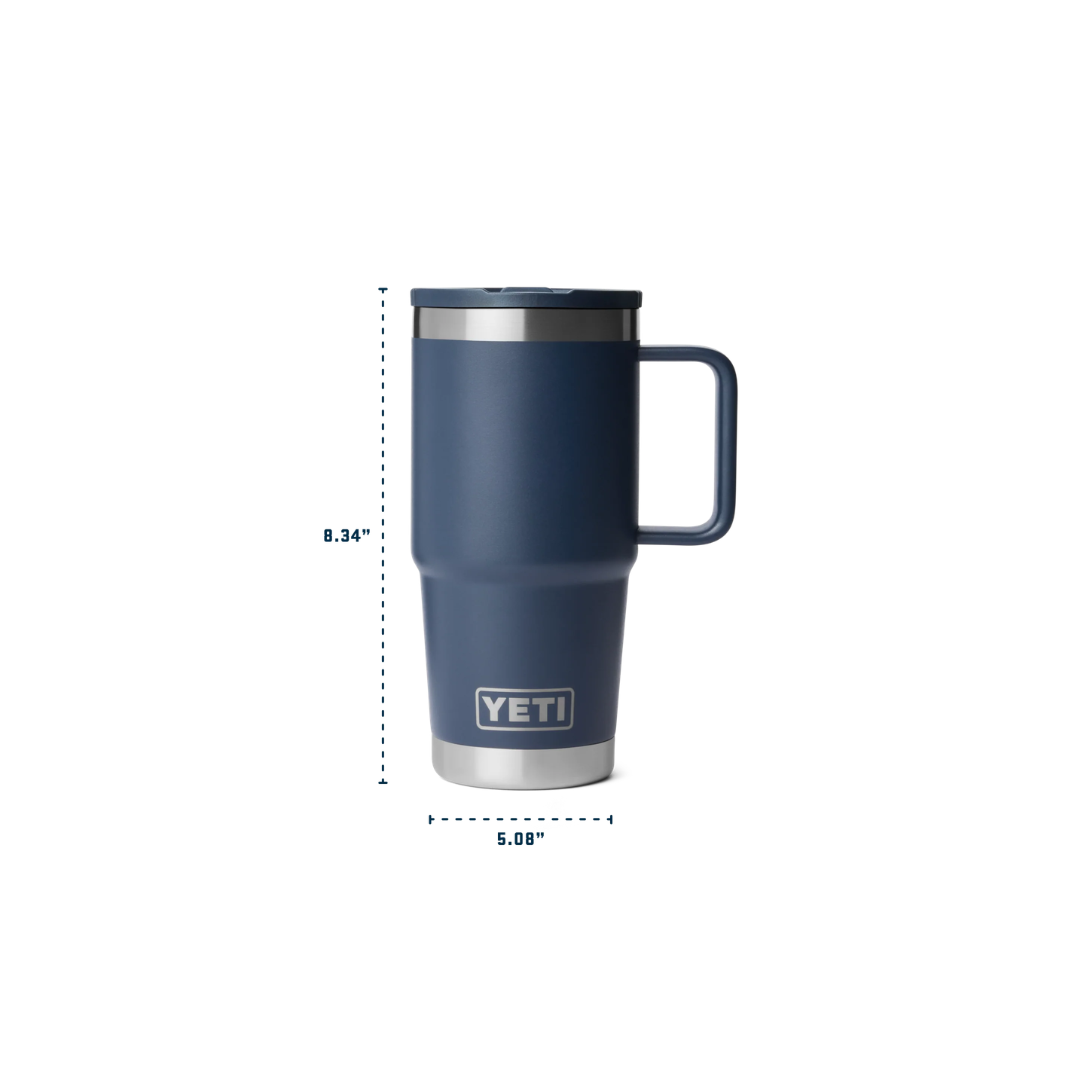 YETI Rambler 20 oz Travel Straw Mug With Color-Matched Straw Lid - Cape Taupe