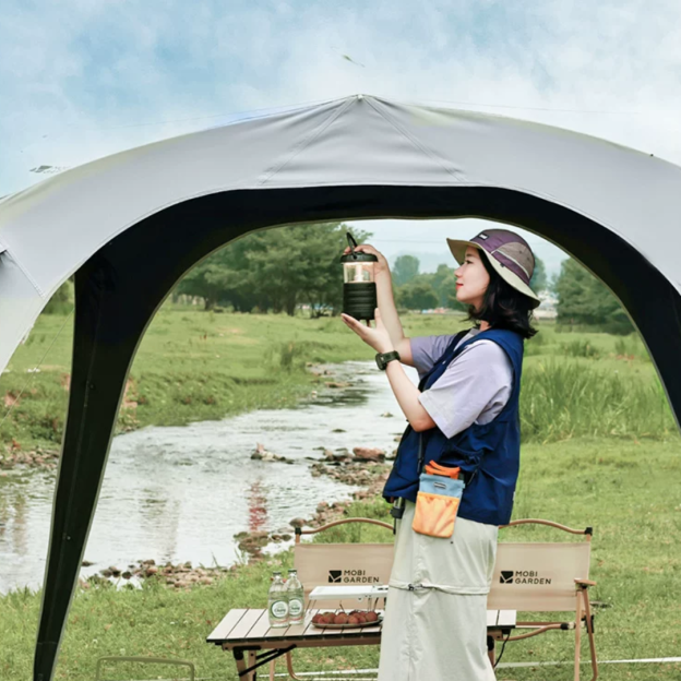 Mobi Garden (Black Coated) Holiday Automatic Dome Shelter PO9.0 