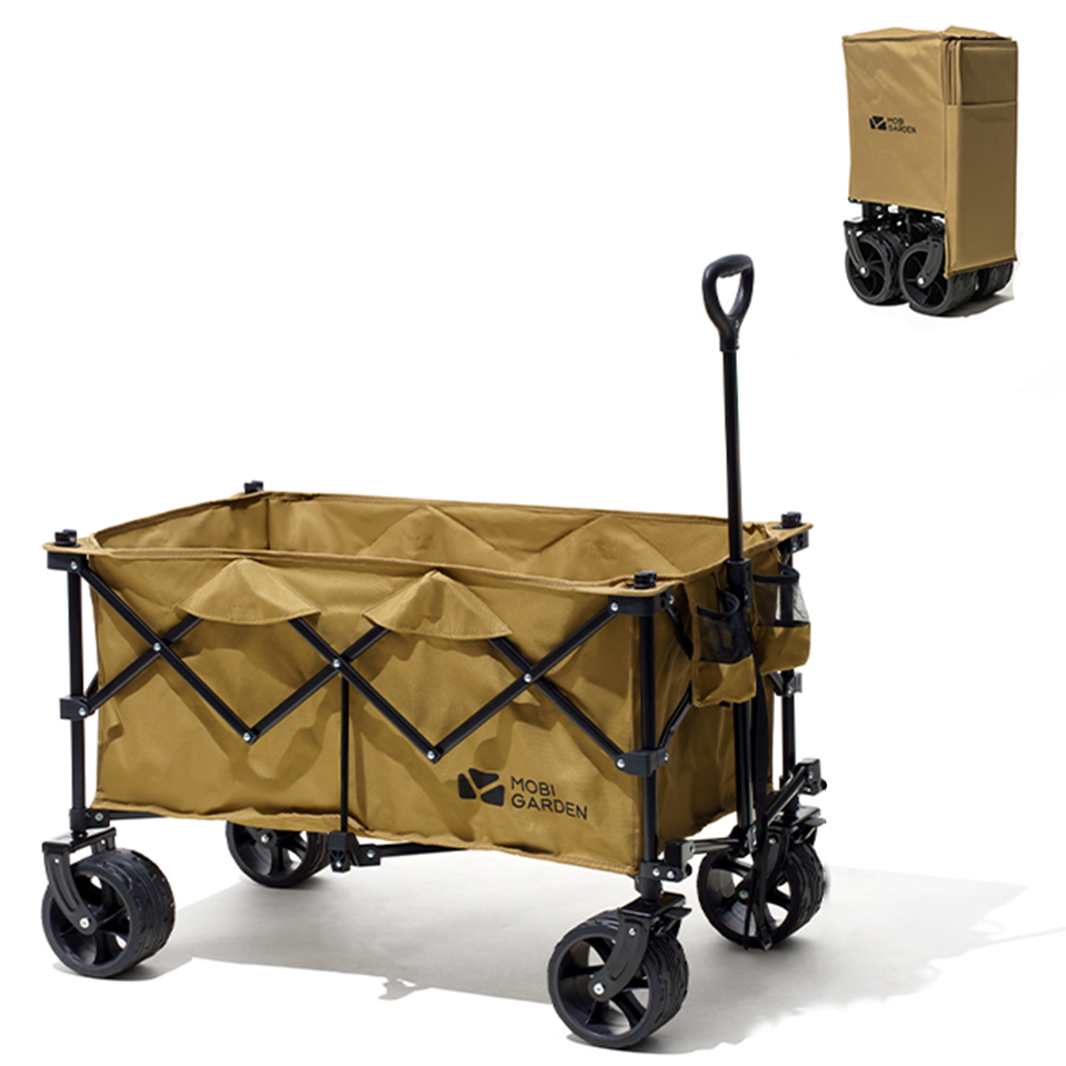 Mobi Garden YJ Folding Wagon S2 - Khaki