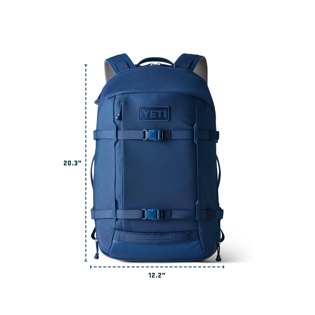 YETI Crossroads 27L Carry On Backpack - Black