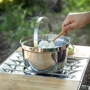 Campingmoon CC-21 Three Layer Stainless Steel Pot -Medium