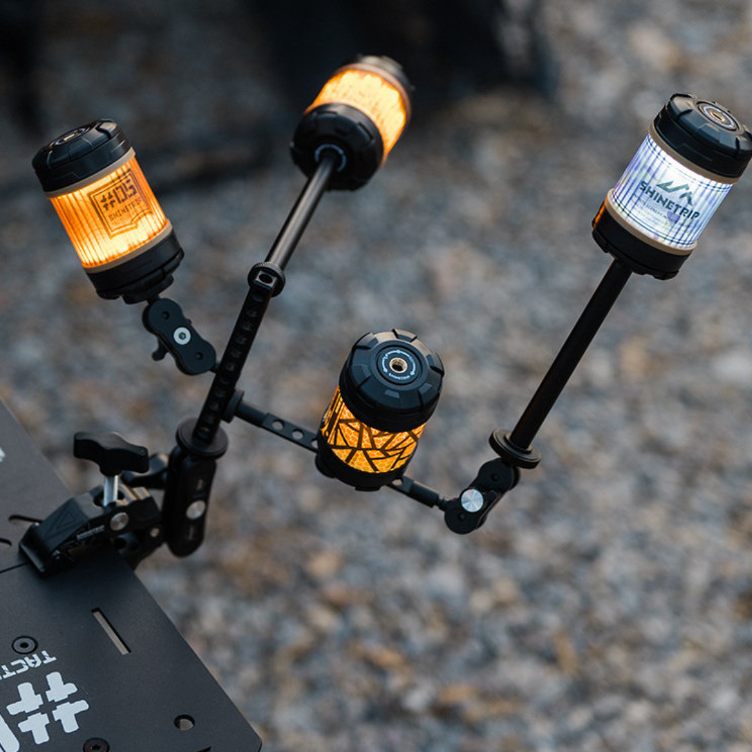 Shine Trip ST-05 Series Rotating 19 Glimmer Light - Black