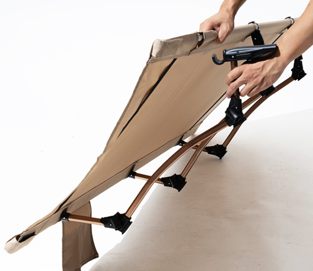 Mobi Garden Lightweight Camp Cot - Khaki-Goritta Works Sdn. Bhd. 202501017603 (1619017-X)