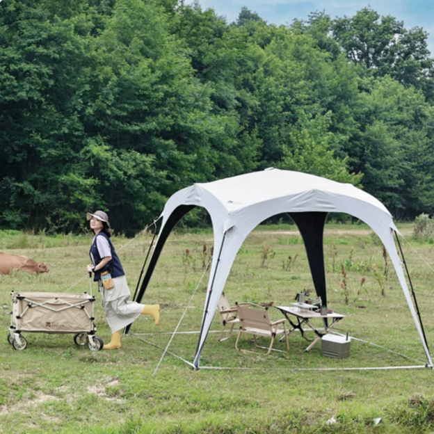 Mobi Garden (Black Coated) Holiday Automatic Dome Shelter PO9.0 