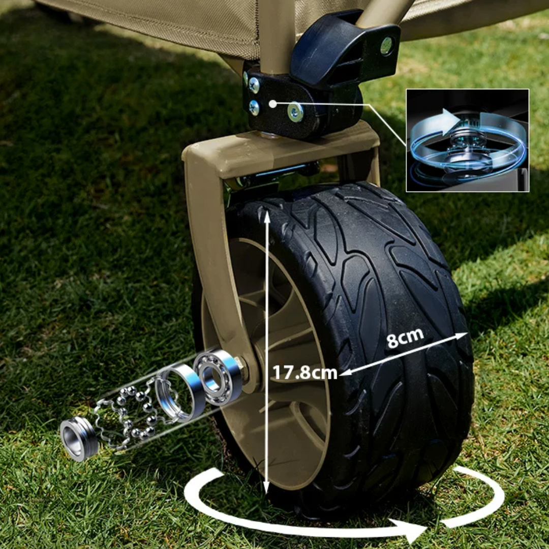Mobi Garden Cloudy Folding Wagon 200L - Sand