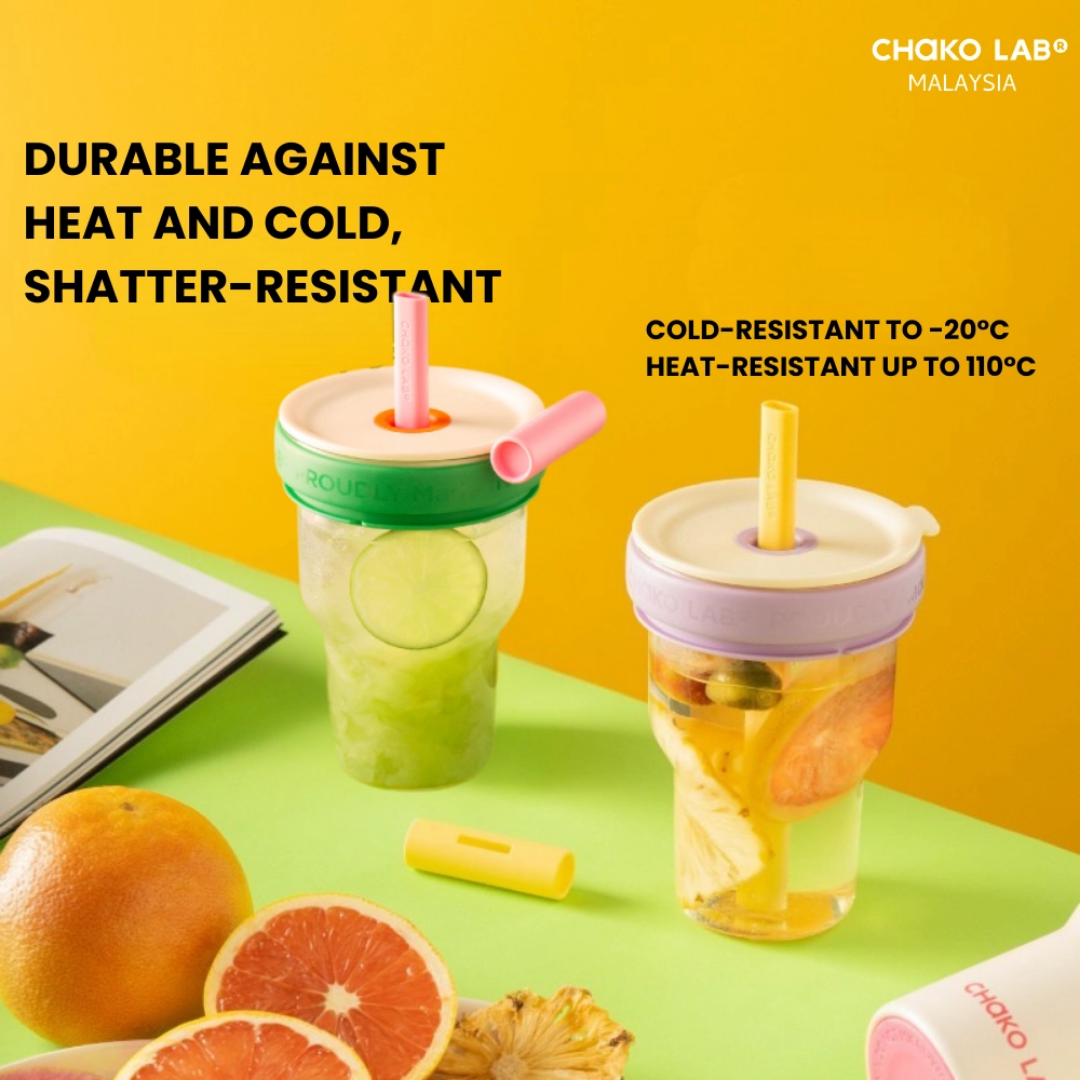 Chako Lab Pang Pang Cup (Double layer) - Pink Green