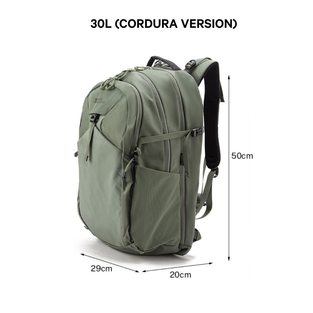 Mobi Garden Cordura 2D Hiking Backpack 30L - Green