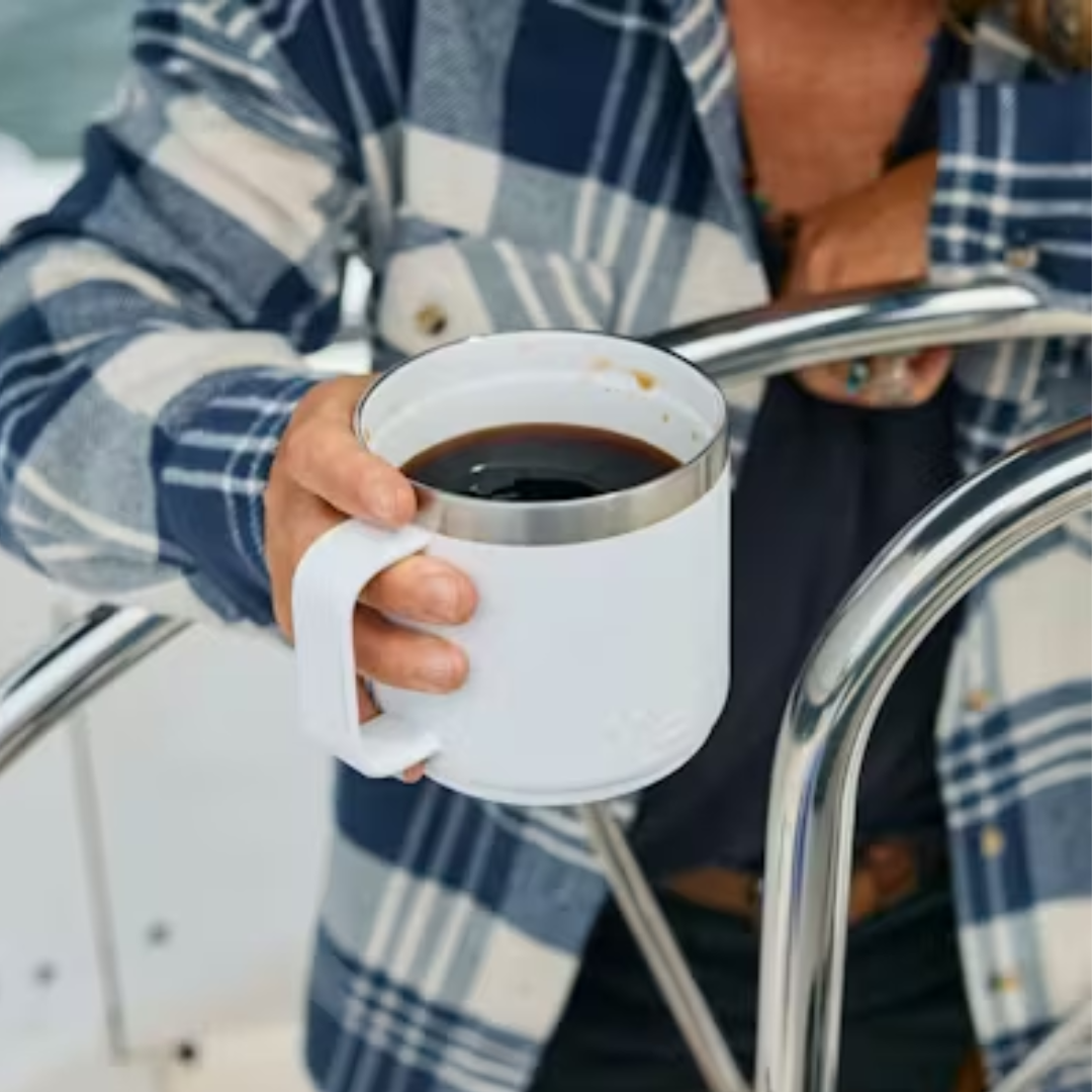 YETI Rambler 14 oz Stackable Mug with DuraSip™ Ceramic Lining - Black