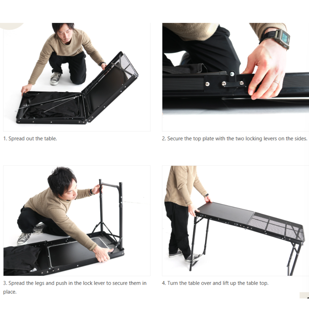 DOD Cooking King Table - Black