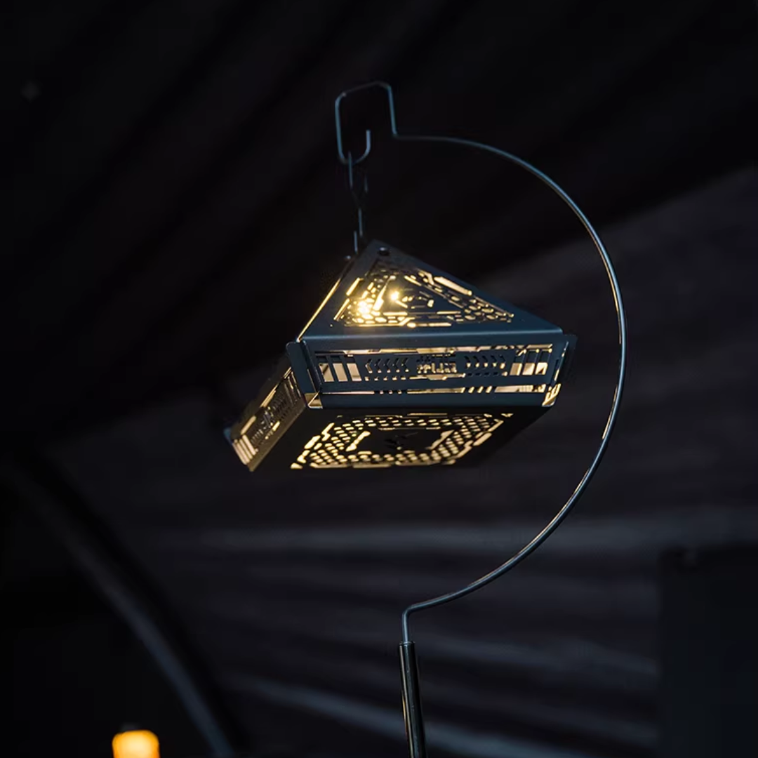 ShineTrip 05 Series Pyramid-Shaped Lampshade in Anti-Mosquito - Black